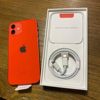 アイフォーン(iPhone)のApple iPhone12 64GB レッド RED 新品未使用品(スマートフォン本体)