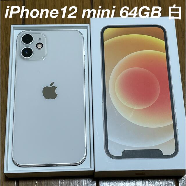 美品 iPhone 12 mini 64GB SIMロック解除済 ブルー