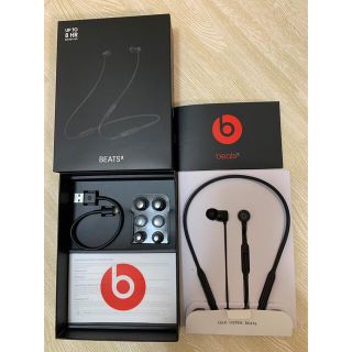 ビーツ(Beats)のBeatsX ワイヤレスイヤホン ブラック Apple Bluetooth(ヘッドフォン/イヤフォン)