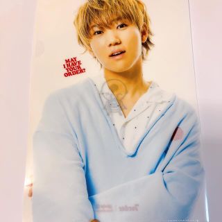 ウェンディーズ×7ORDER クリアファイル 安井謙太郎(アイドルグッズ)