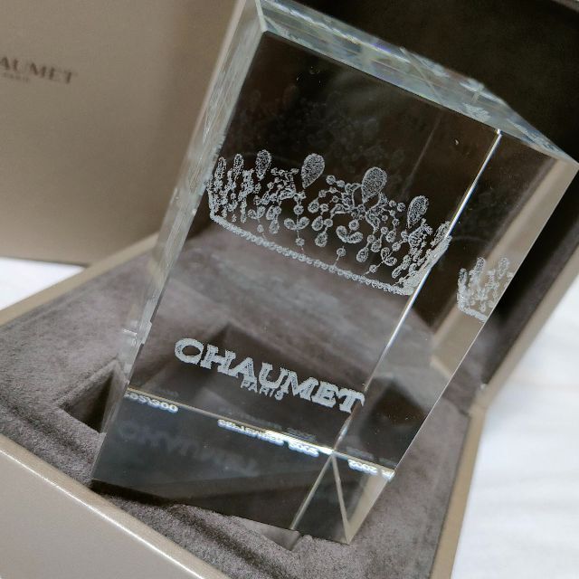 CHAUMET - 正規新古 ショーメ ティアラ ロゴ クリスタルペーパー
