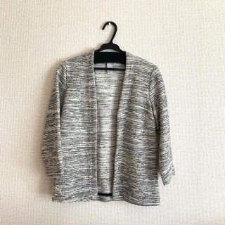 エイチアンドエム(H&M)の【H&M】ツイード風ノーカラージャケット(ノーカラージャケット)