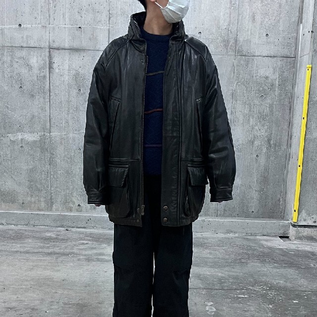 NAUTICA ノーティカ レザージャケット レザーブルゾン