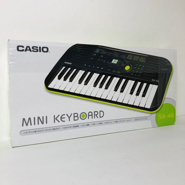 [ミニキーボード　電子キーボード　CASIO(カシオ)　SA-46　32ミニ鍵盤　電子ピアノ