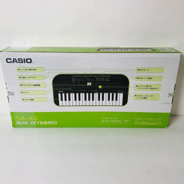 CASIO(カシオ)のCASIO(カシオ) 32ミニ鍵盤 電子キーボード SA-46 [ミニキーボード 楽器の鍵盤楽器(電子ピアノ)の商品写真