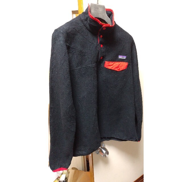 サイズ patagonia シンチラ フリース ジャケット 黒×赤の通販 by あお