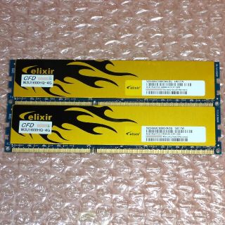 エリクシール(ELIXIR)のCFD Elixir DDR3-1600 8GB 4GBx2(PCパーツ)