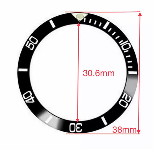 SEIKO(セイコー)の新品未使用 SEIKO社外品インサート 蓄光  黒／赤 コーク SKX007 メンズの時計(腕時計(アナログ))の商品写真