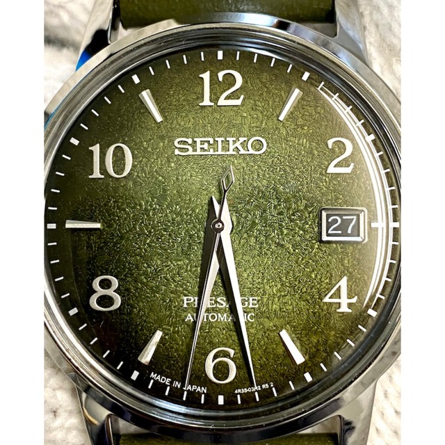 SEIKO(セイコー)のSEIKO セイコー SARY181 プレザージュ カクテル 抹茶 洛 RAKU メンズの時計(腕時計(アナログ))の商品写真