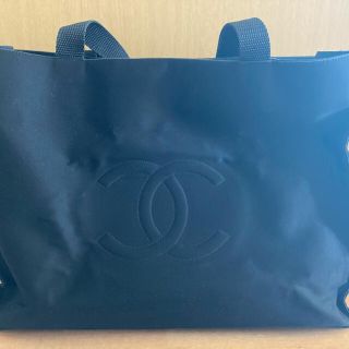 シャネル(CHANEL)のCHANELサテン(布製)トートバッグ(トートバッグ)