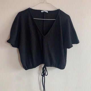 ザラ(ZARA)のZARAショートトップス(Tシャツ(半袖/袖なし))