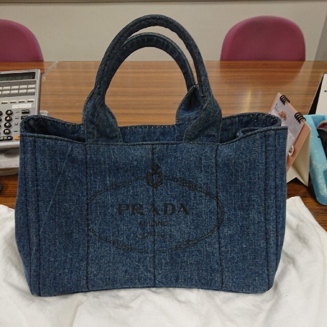 期間限定‼️😊PRADA カナパ トートデニム💐 期間限定‼️😊PRADA カナパ トートデニム💐