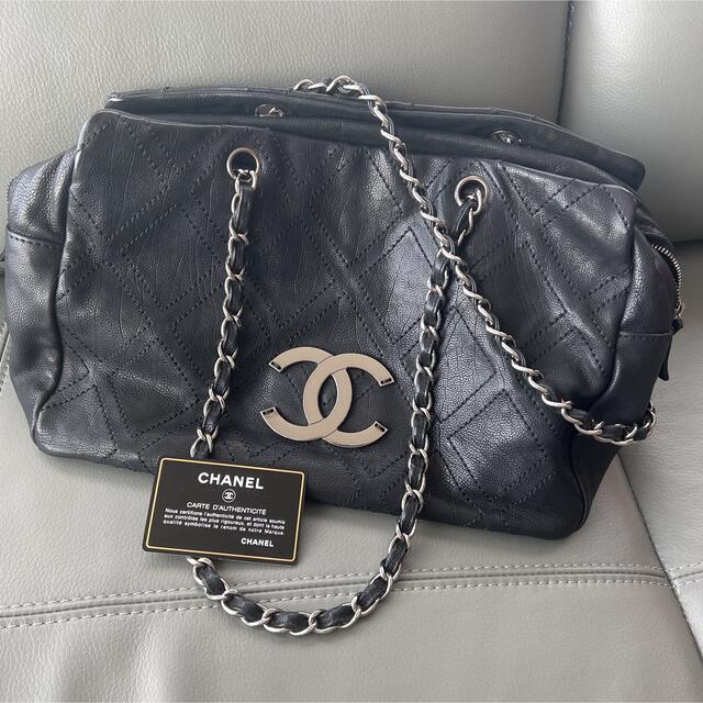 CHANEL - シャネル CHANEL キャビアスキン ショルダーバックトート チェーンバッグ