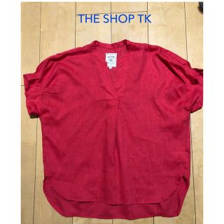 ザショップティーケー(THE SHOP TK)のTHE SHOP TK 半袖　美品　M(カットソー(半袖/袖なし))