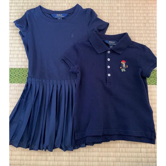 Ralph Lauren(ラルフローレン)のラルフローレン ポロシャツ ワンピース キッズ/ベビー/マタニティのキッズ服女の子用(90cm~)(ワンピース)の商品写真