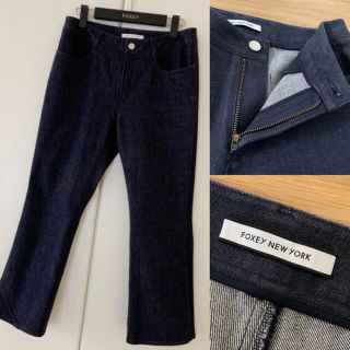 フォクシー(FOXEY)の♡美品♡ FOXEY デニム パンツ 40 インディゴ ジーンズ(その他)