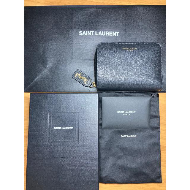 ファッション小物サンローラン　財布　ブラック　黒