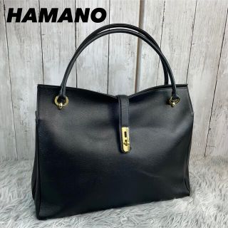 ハマノヒカクコウゲイ(濱野皮革工藝/HAMANO)の●美品●濱野皮革工藝HAMANO ディライトトートバッグ　定価9万弱　グレース (トートバッグ)