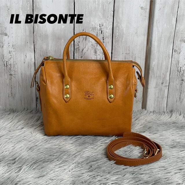 IL BISONTE イルビゾンテ ミニボストンバッグ バッグ 2way レザー