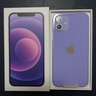 Apple - iPhone 12 128GB パープル SIMフリー 未使用品の通販 by た