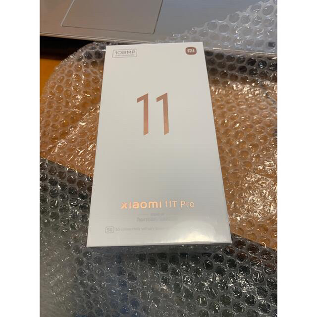 ANDROID(アンドロイド)のxiaomi 11T Pro  128GB新品未開封　高機能　ブルー スマホ/家電/カメラのスマートフォン/携帯電話(スマートフォン本体)の商品写真