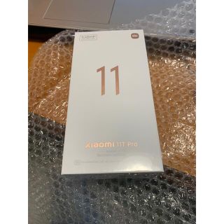 アンドロイド(ANDROID)のxiaomi 11T Pro  128GB新品未開封　高機能　ブルー(スマートフォン本体)