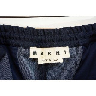 美品 20SS MARNI マルニ イージー パンツ 46 紺 1113L▲ 美品 20SS MARNI マルニ イージー パンツ 46 紺 1113L▲
