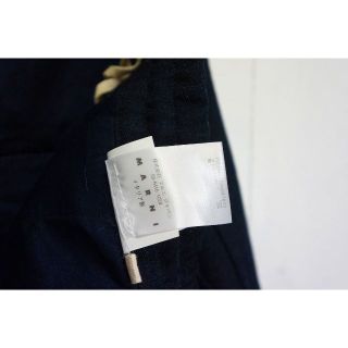 美品 20SS MARNI マルニ イージー パンツ 46 紺 1113L▲ 美品 20SS MARNI マルニ イージー パンツ 46 紺 1113L▲