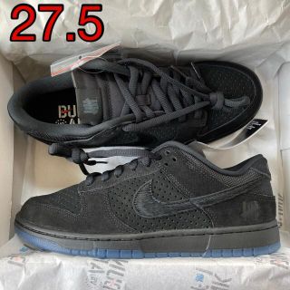 ナイキ(NIKE)の27.5NIKE DUNK LOW undefeated UND 黒 9329(スニーカー)