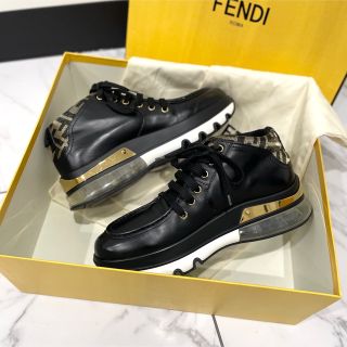 MN AD0007 高級 近年モデル FENDI フェンディ ソックス シューズ