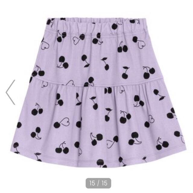 GU(ジーユー)の新品　GU ジーユー　ガールズスカートパンツ　さくらんぼ　150cm キッズ/ベビー/マタニティのキッズ服女の子用(90cm~)(スカート)の商品写真