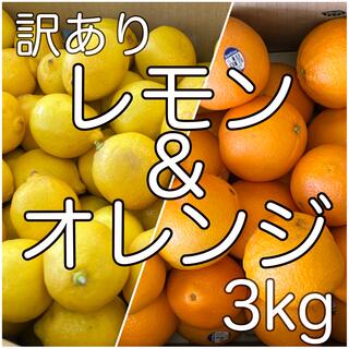 訳あり レモン&オレンジ 箱込み3kg(フルーツ)
