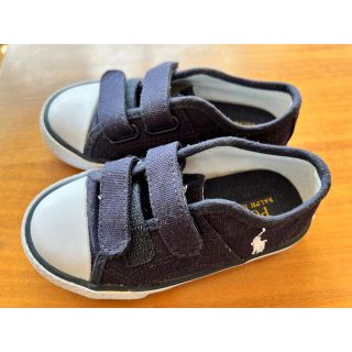 ポロラルフローレン(POLO RALPH LAUREN)の☆お値下げ☆POLO キッズスニーカー　ラルフローレン15.5cm 超美品(スニーカー)