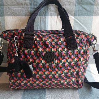 キプリング(kipling)の【美品】kipling キプリング ミニボストンショルダーバッグ(ショルダーバッグ)