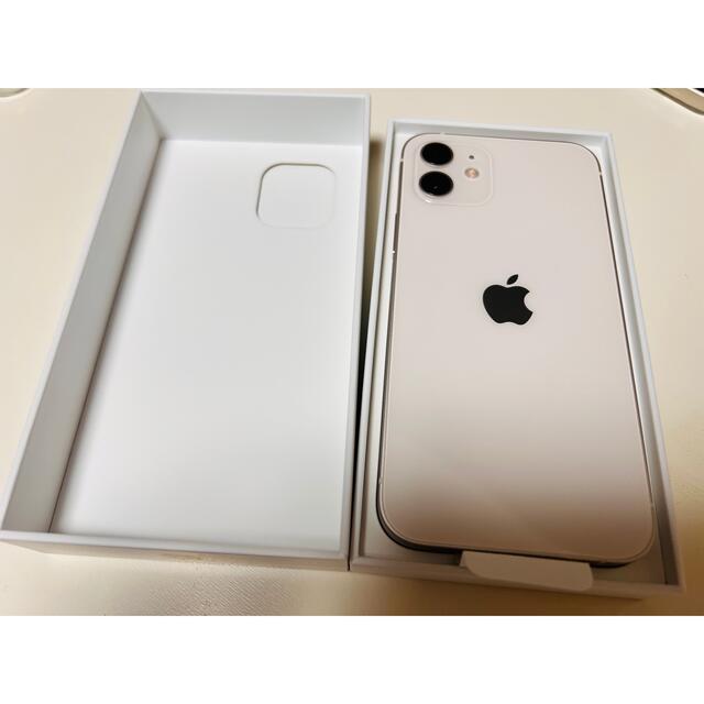 Apple - iPhone 12 64G ホワイト　sim free 超美品