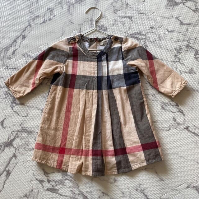 BURBERRY(バーバリー)のお値下げ◆BURBERRY◆バーバリー ワンピース キッズ/ベビー/マタニティのベビー服(~85cm)(ワンピース)の商品写真