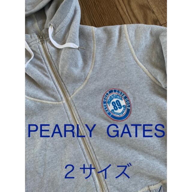 100 ％品質保証 PEARLY GATES 長袖パーカー　２サイズ GATES PEARLY - ウエア