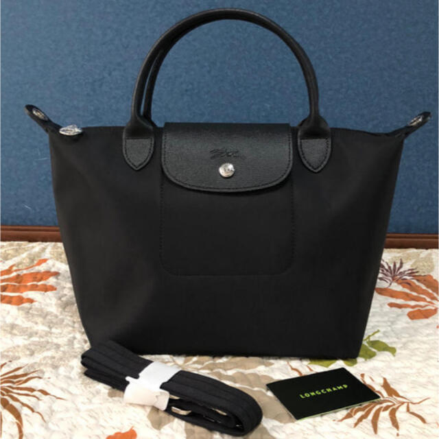 LONGCHAMP(ロンシャン)の☆新品☆ロンシャン プリアージュ ネオ ハンドバック S ブラック レディースのバッグ(トートバッグ)の商品写真