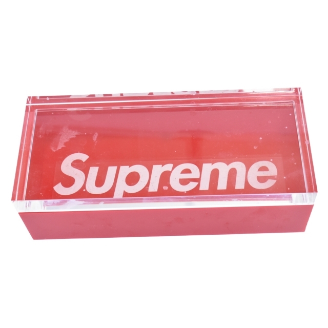 SUPREME シュプリーム 16AW Lucite Box アクリル ボックス ケース レッド