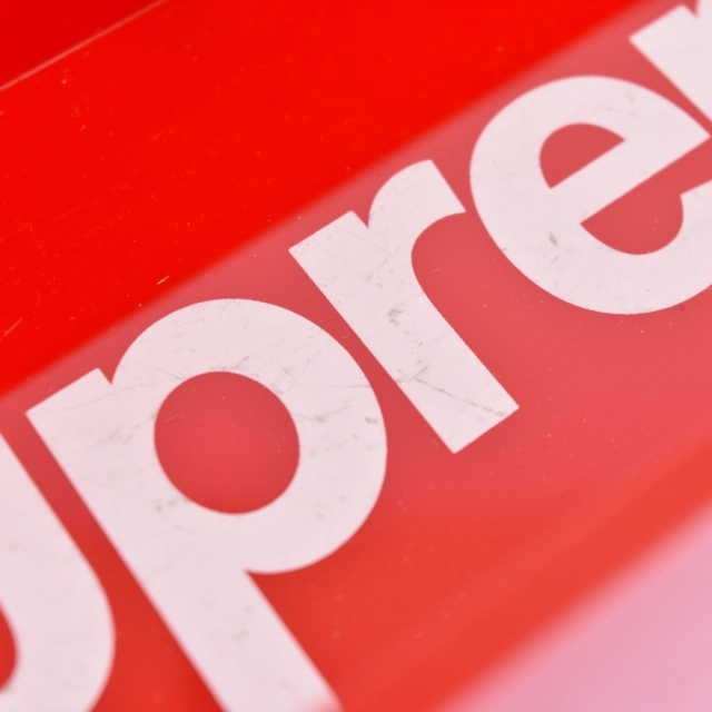 SUPREME シュプリーム 16AW Lucite Box アクリル ボックス ケース レッド