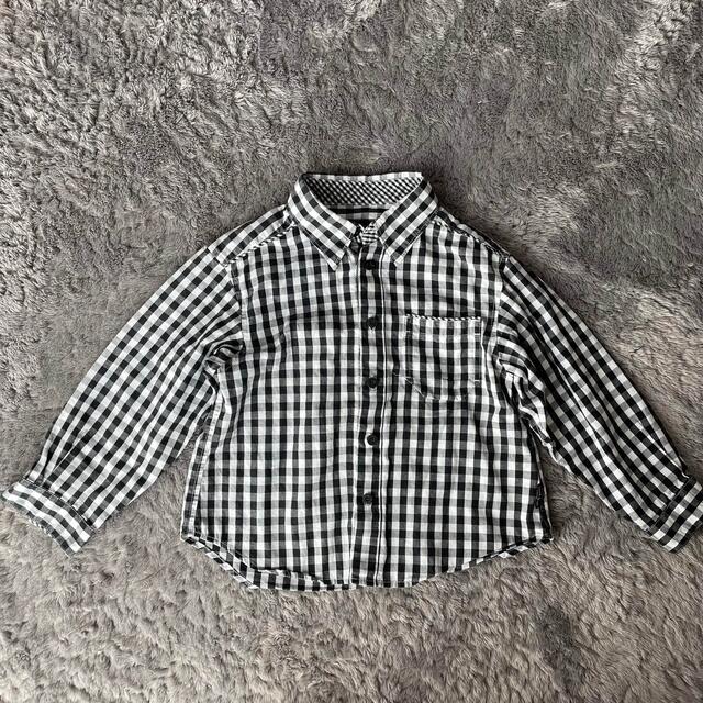 COMME CA ISM(コムサイズム)のCOMME CA ISM ギンガムチェックシャツ キッズ/ベビー/マタニティのキッズ服男の子用(90cm~)(ブラウス)の商品写真