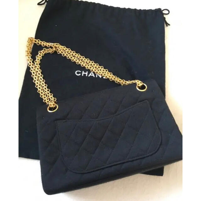 CHANEL シャネル マトラッセ コットンジャージ チェーンバッグ 1