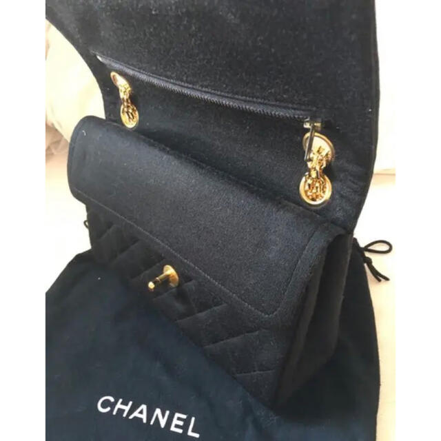 CHANEL シャネル マトラッセ コットンジャージ チェーンバッグ 2