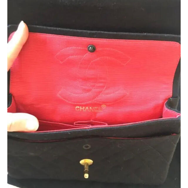 CHANEL シャネル マトラッセ コットンジャージ チェーンバッグ 3