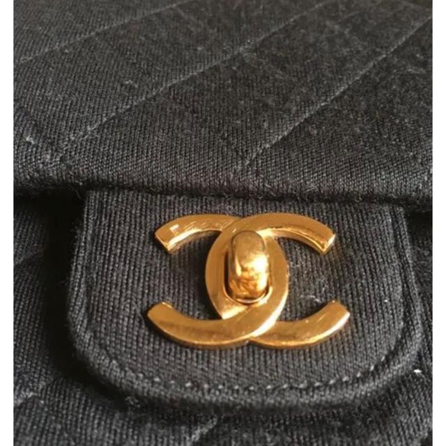 CHANEL シャネル マトラッセ コットンジャージ チェーンバッグ 5