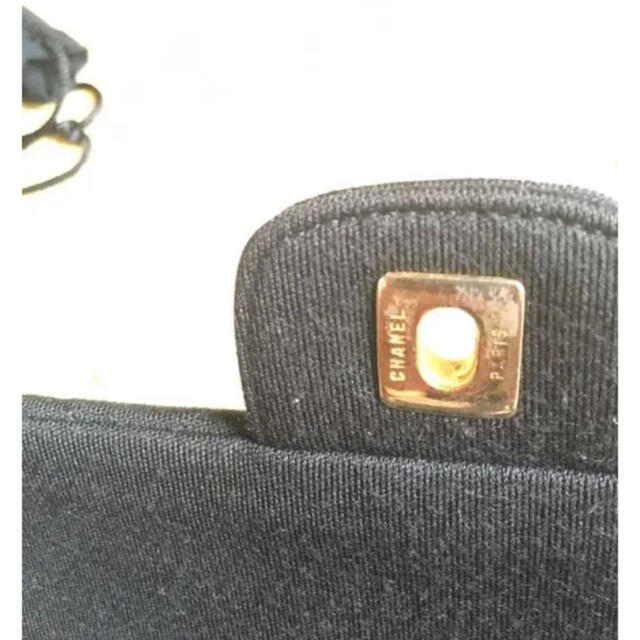 CHANEL シャネル マトラッセ コットンジャージ チェーンバッグ 6