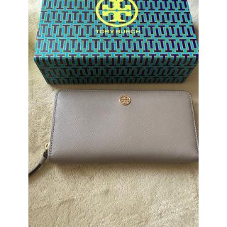 トリーバーチ(Tory Burch)のトリーバーチ　長財布　ロビンソン　グレージュ(財布)