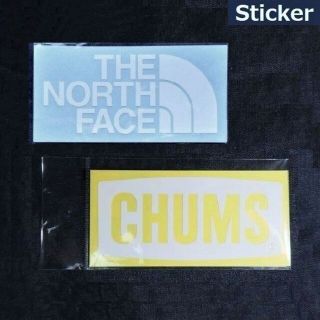 チャムス(CHUMS)の２枚セット TNF CHUMS ステッカー NN32013 CH62-1484(その他)