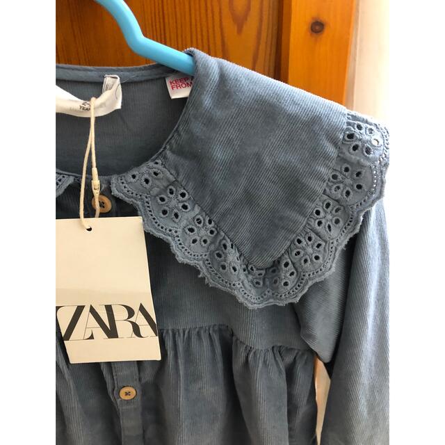 ZARA KIDS(ザラキッズ)の新品タグ付き！！ ZARA baby コーデュロイワンピース 98cm 2,3歳 キッズ/ベビー/マタニティのキッズ服女の子用(90cm~)(ワンピース)の商品写真