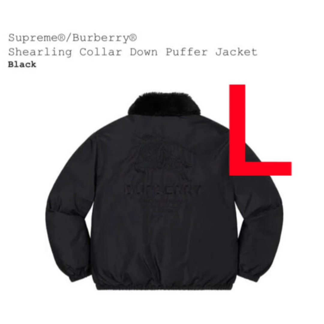 Supreme(シュプリーム)の［L］国内正規品☆Supreme Burberry Collar Puffer メンズのジャケット/アウター(ダウンジャケット)の商品写真